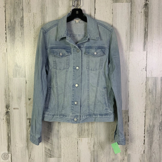 Jacket Denim By Gap In Blue Denim, Size: M