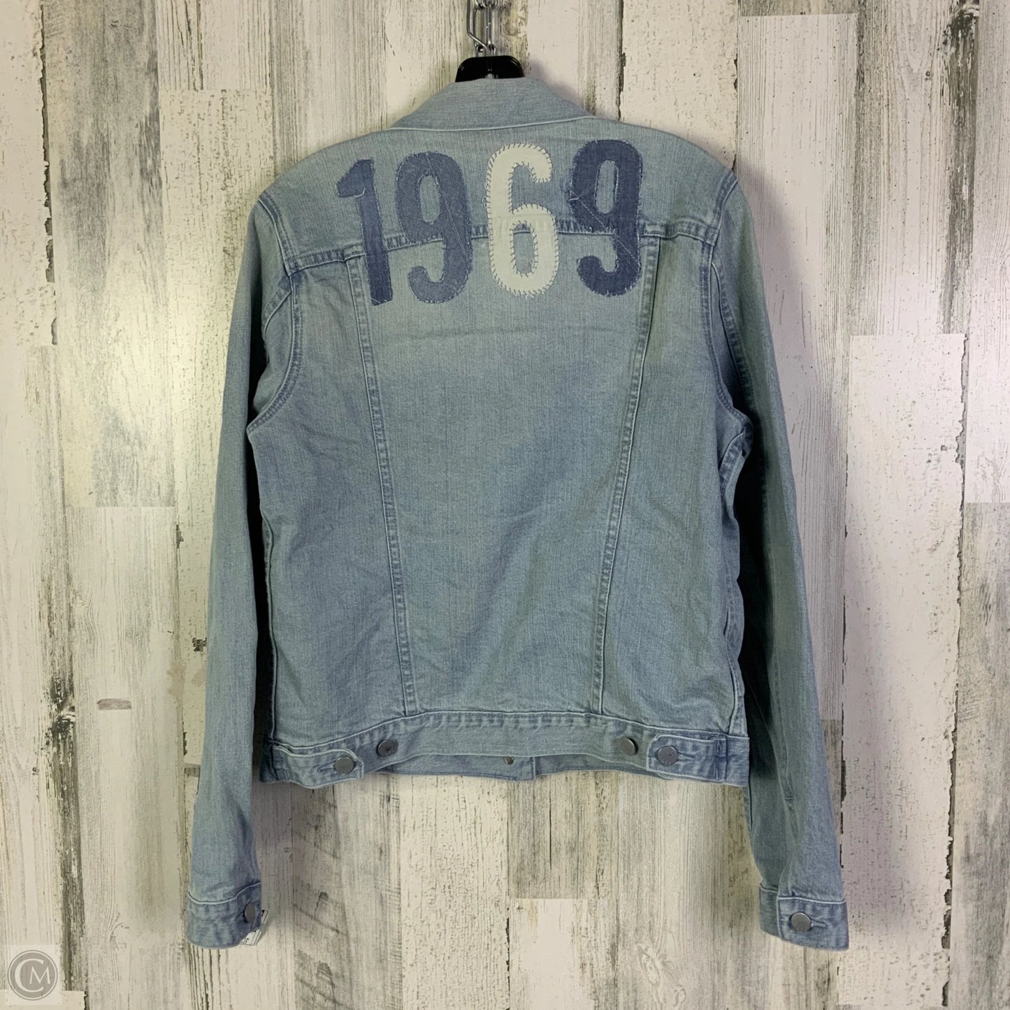 Jacket Denim By Gap In Blue Denim, Size: M