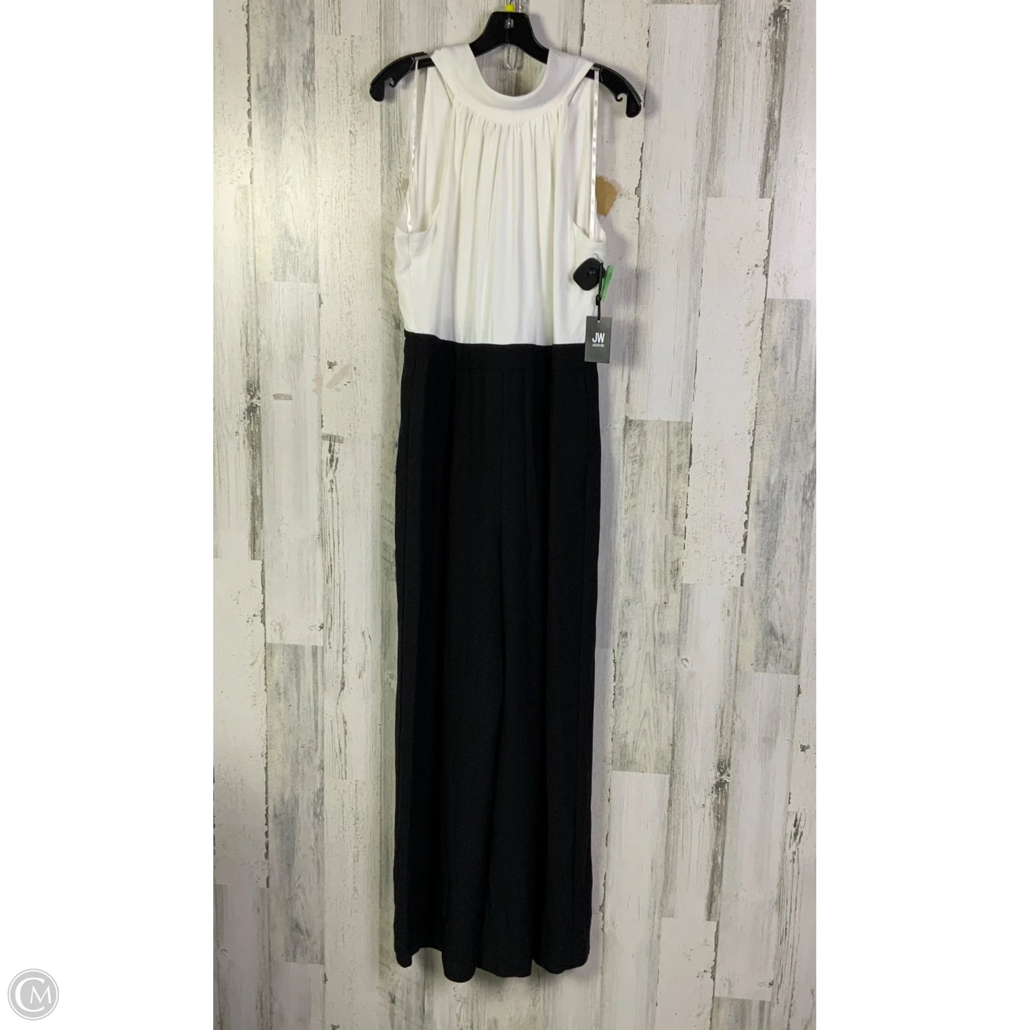 Jumpsuit Designer By Jason Wu In Black & White, Size: L