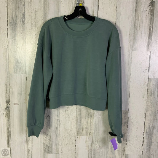 Athletic Top Long Sleeve Crewneck By Lululemon In Blue, Size: 6