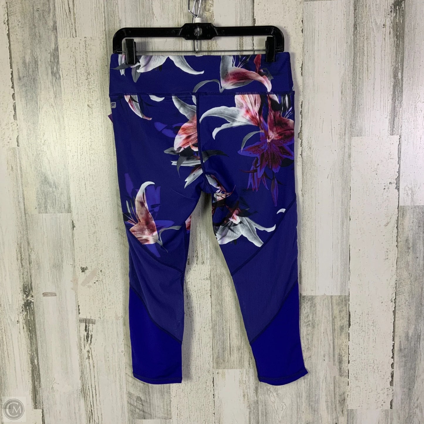 Athletic Leggings Capris By Fabletics In Blue, Size: M