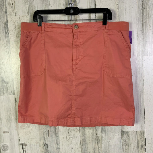 Skort By Lee In Coral, Size: 18