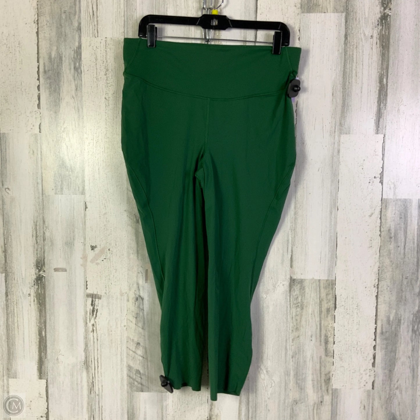 Athletic Leggings Capris By Lululemon In Green, Size: 14