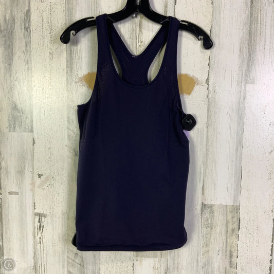 Athletic Tank Top By Lululemon In Navy, Size: M