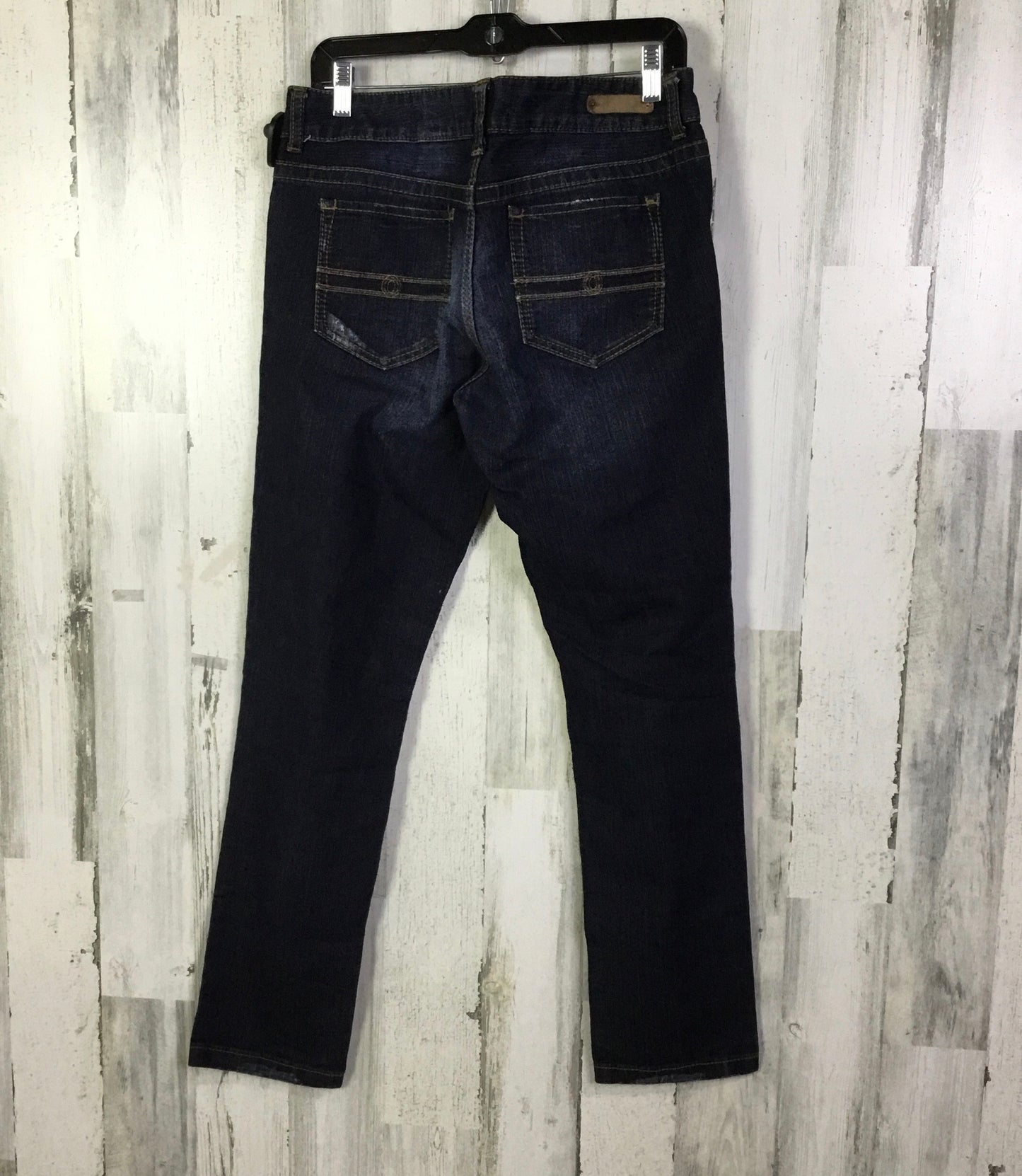 Jeans Straight By Dkny In Blue Denim, Size: 12