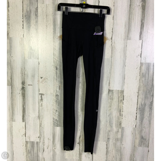Athletic Leggings By Lululemon In Black, Size: 2