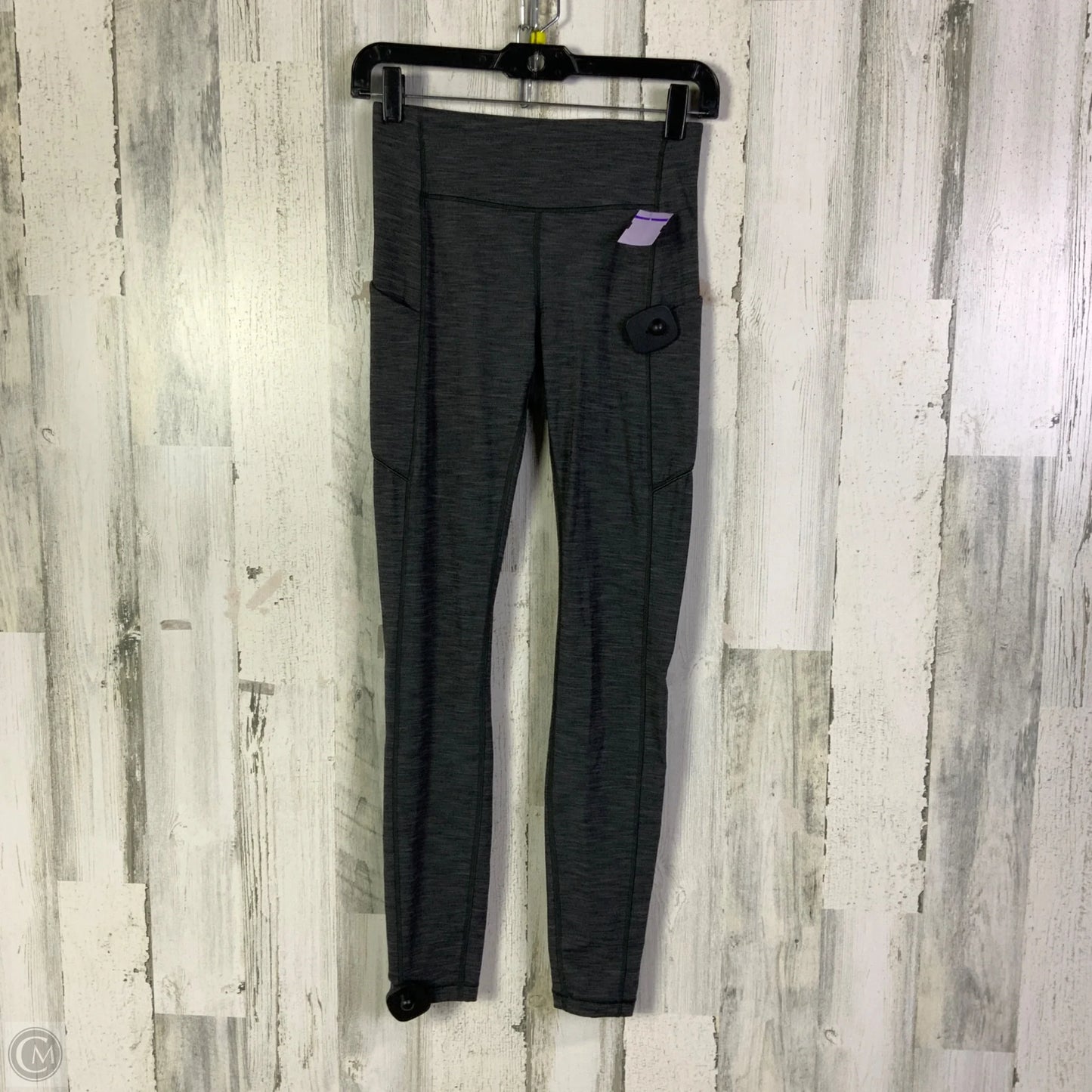 Athletic Leggings By Lululemon In Grey, Size: 4