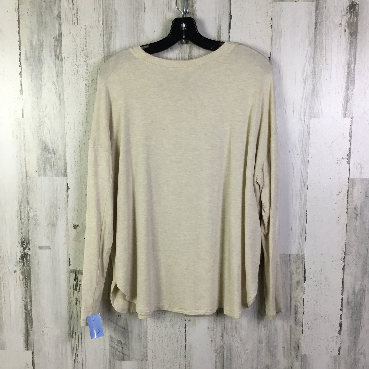 Top Long Sleeve By Cabi In Cream, Size: S