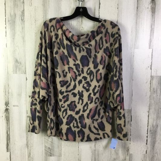 Sweater By Clothes Mentor In Animal Print, Size: M