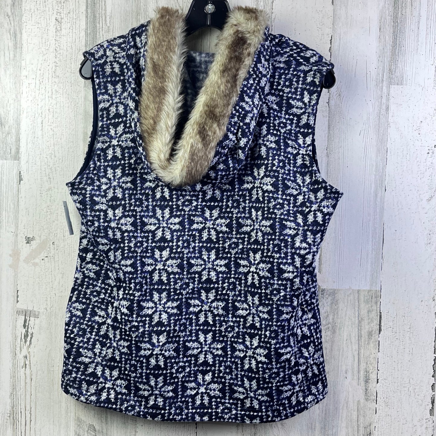 Vest Other By Talbots In Blue, Size: M