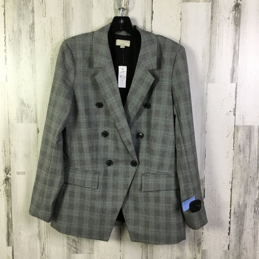 Blazer By Loft In Green & Grey, Size: M