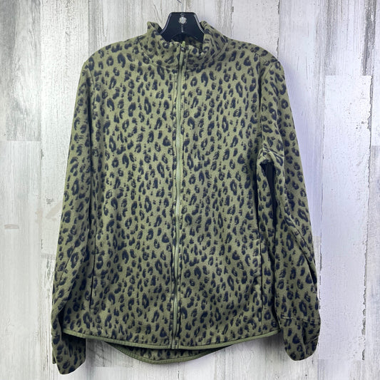 Jacket Fleece By Old Navy In Green, Size: L