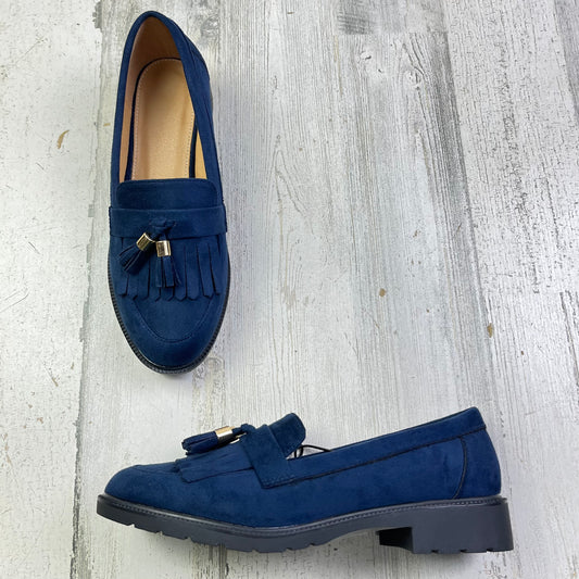 Shoes Flats By Clothes Mentor In Blue, Size: 9