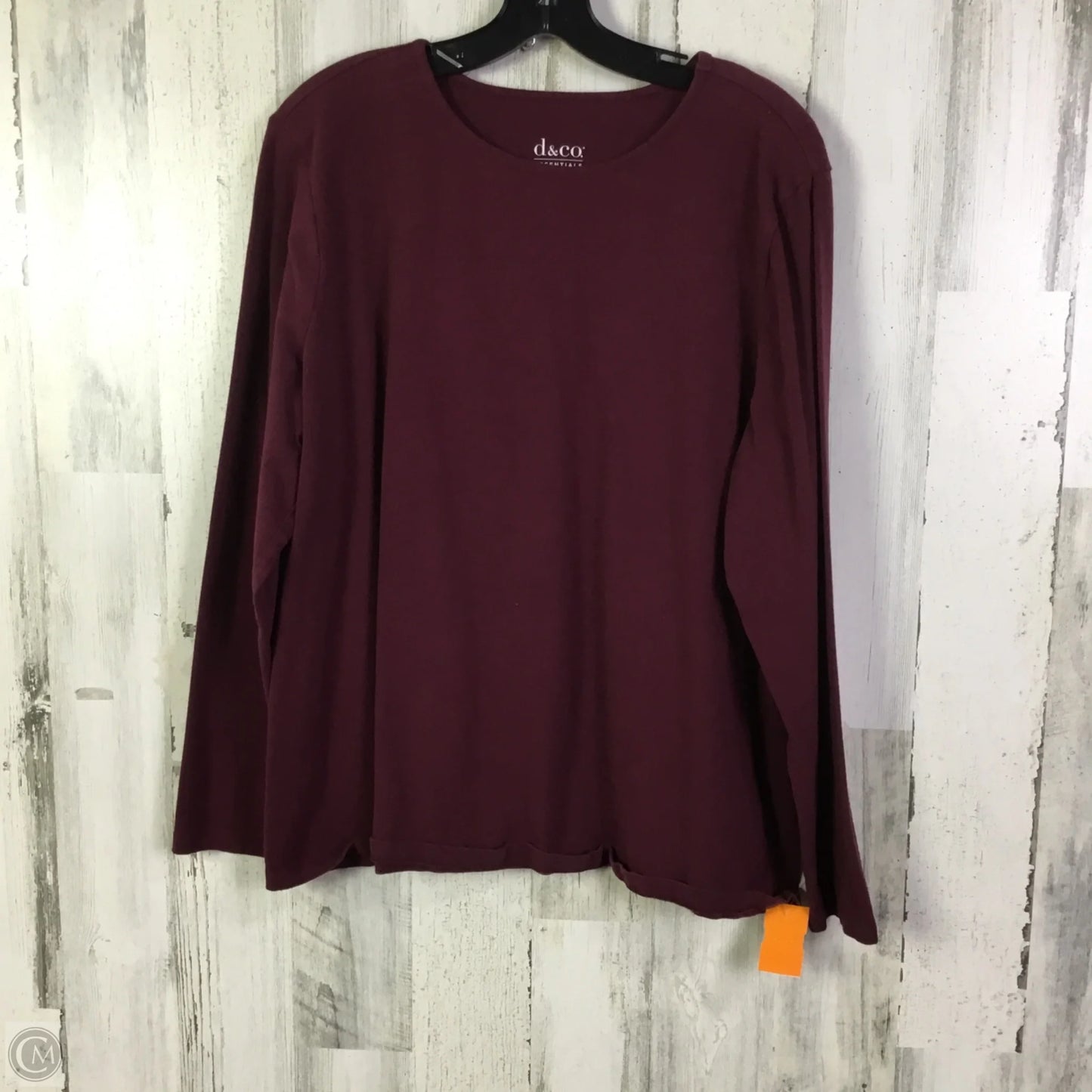 Top Long Sleeve Basic By Clothes Mentor In Red, Size: Xl