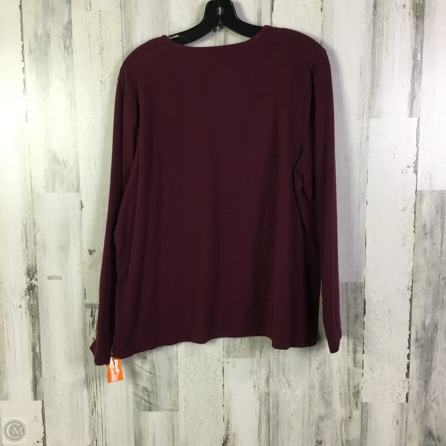Top Long Sleeve Basic By Clothes Mentor In Red, Size: Xl