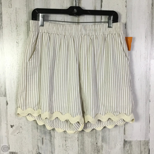 Shorts By Entro In Cream & White, Size: 12