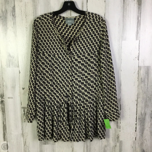Top Long Sleeve By Maeve In Black & Cream, Size: S
