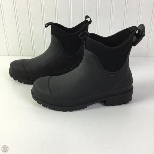 Boots Rain By Time And Tru In Black, Size: 7