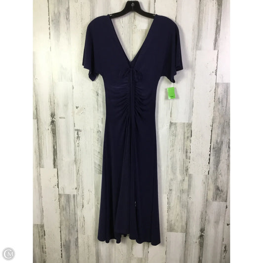Dress Party Midi By White House Black Market In Navy, Size: Xs