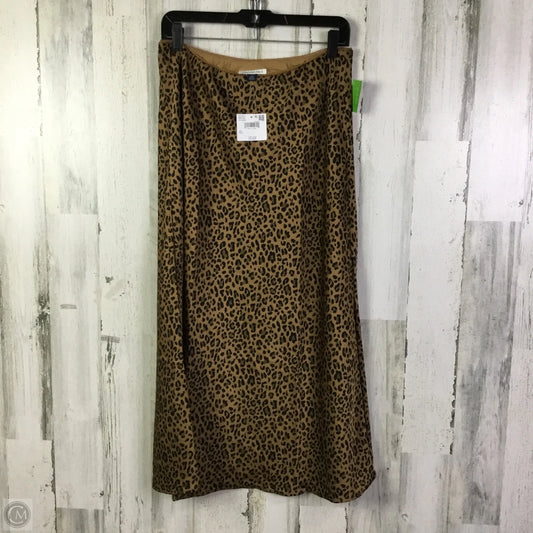 Skirt Midi By American Eagle In Animal Print, Size: 12