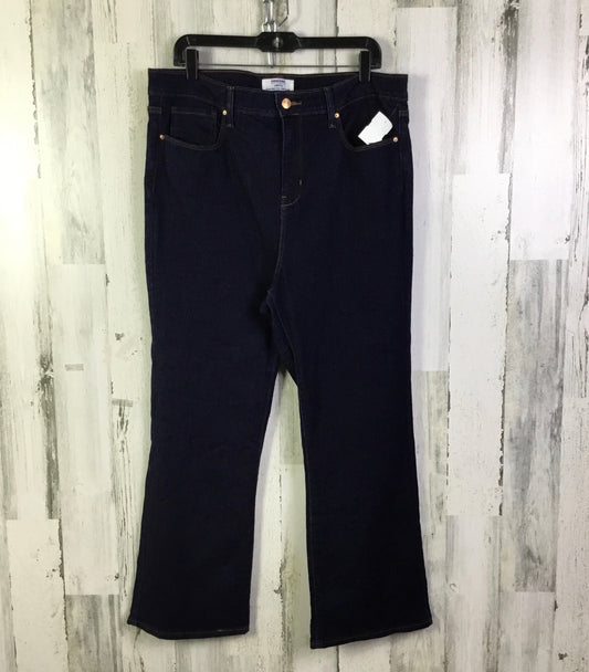 Jeans Cropped By Denizen By Levis In Blue Denim, Size: 16