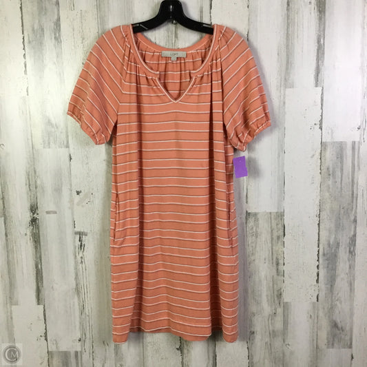 Dress Casual Short By Loft In Peach, Size: Xs