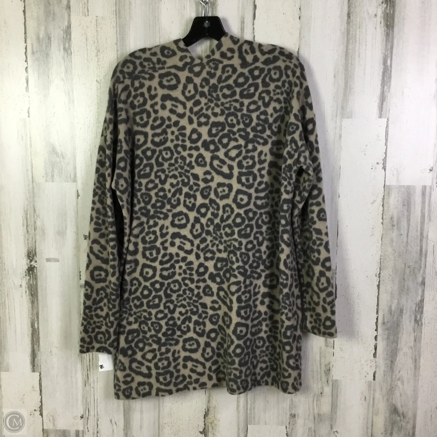 Cardigan By Clothes Mentor In Animal Print, Size: M