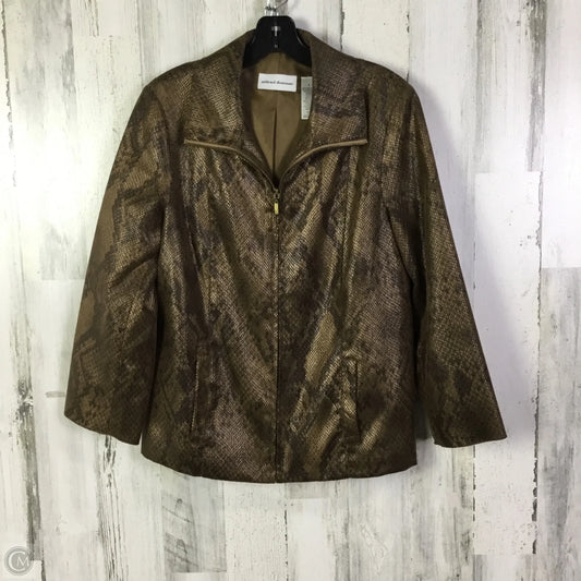 Jacket Other By Alfred Dunner In Brown, Size: M