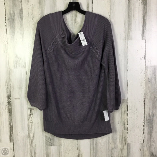Sweater By New York And Co In Purple, Size: L