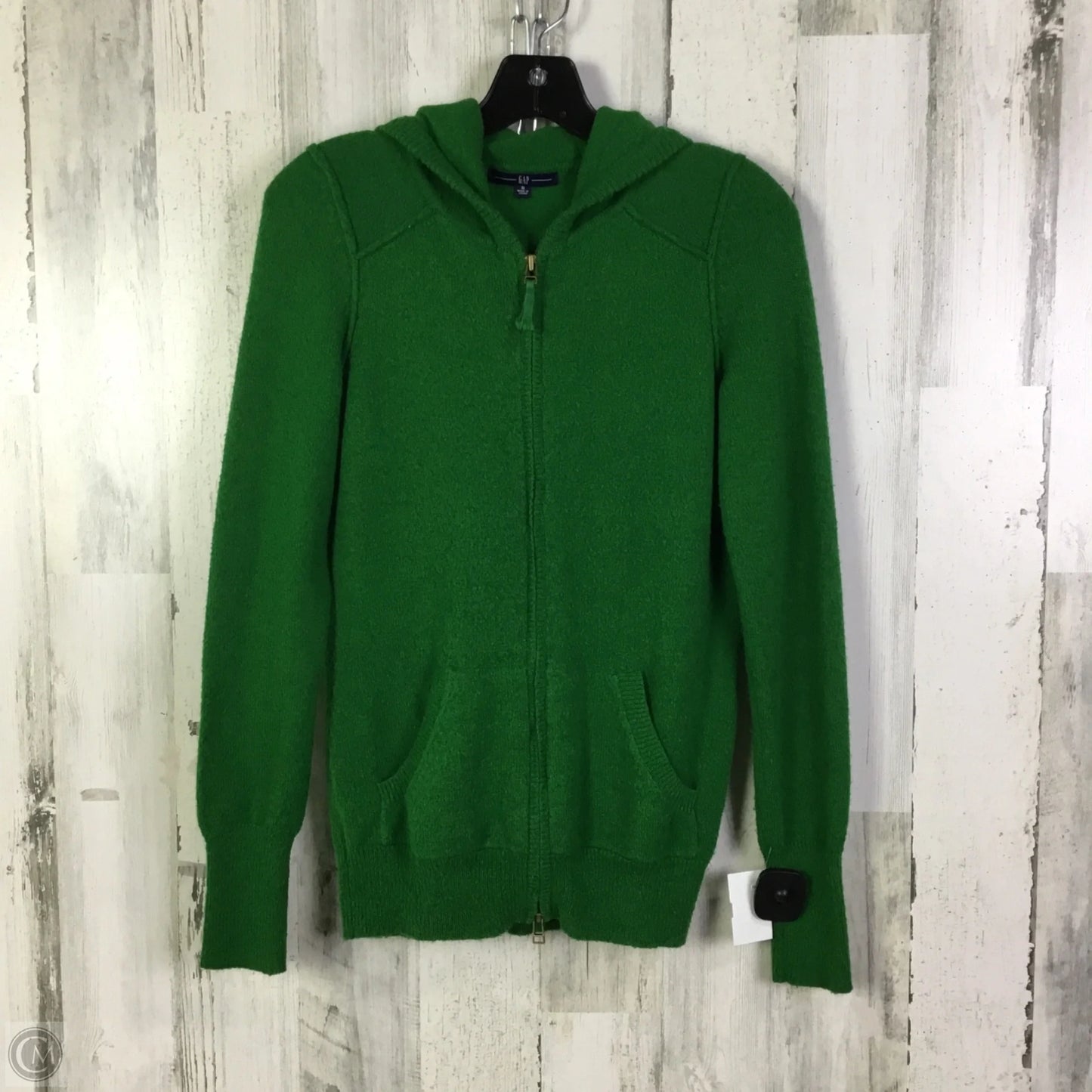 Cardigan  By Gap In Green, Size: S