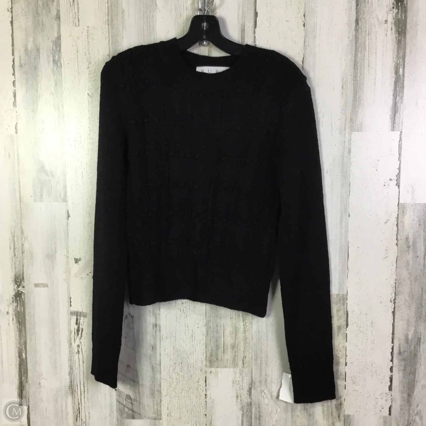 Sweater By Clothes Mentor In Black, Size: M