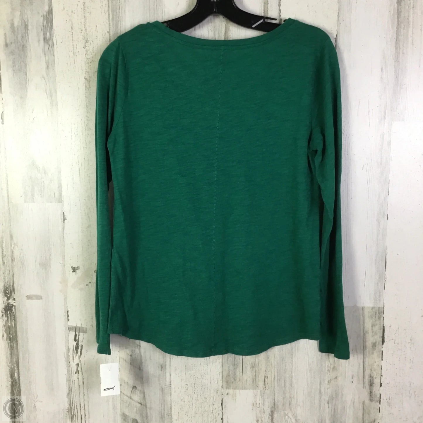 Top Short Sleeve Basic By Loft In Green, Size: S