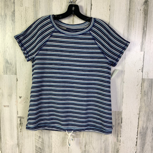 Top Short Sleeve By Talbots In Blue, Size: S