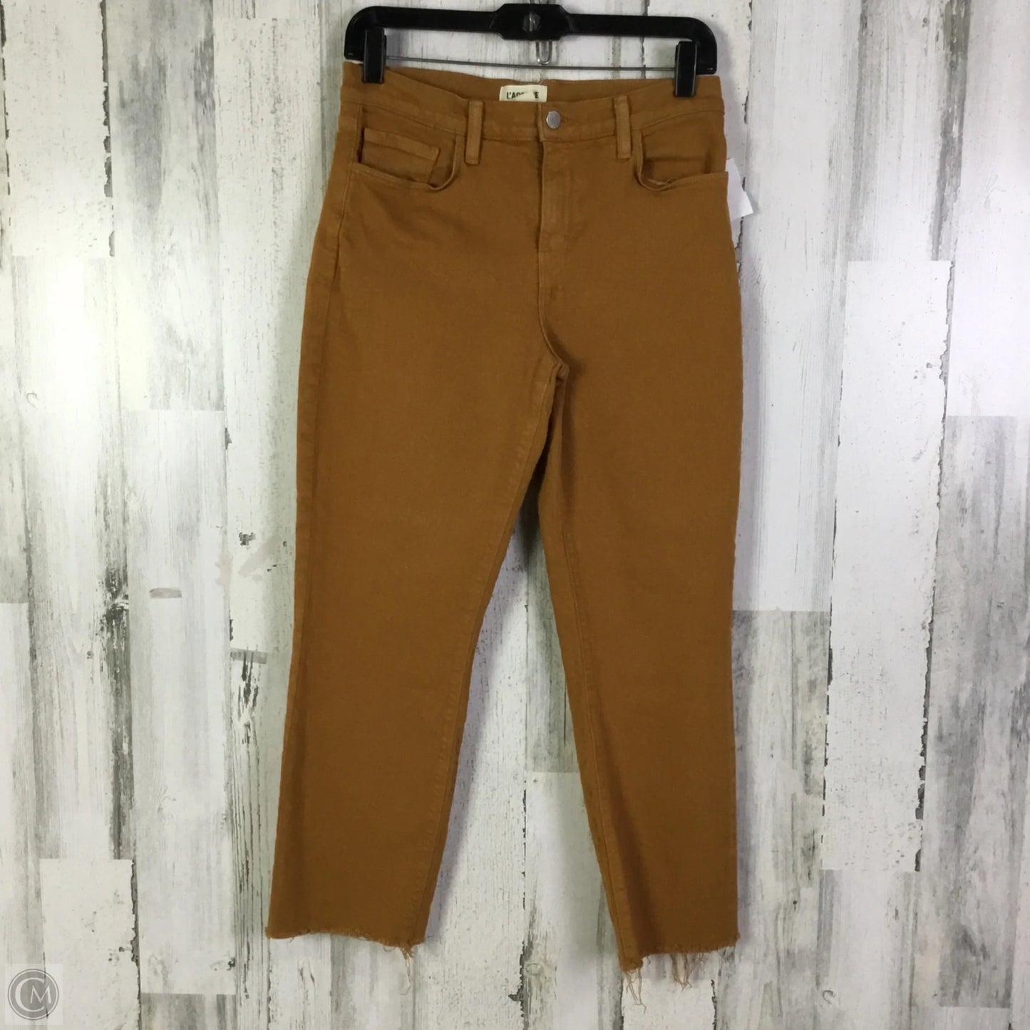 Pants Cropped By L Agence In Orange, Size: 6