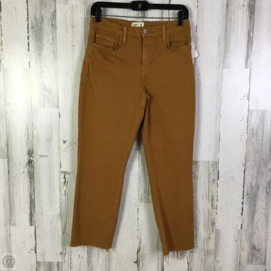 Pants Cropped By L Agence In Orange, Size: 6