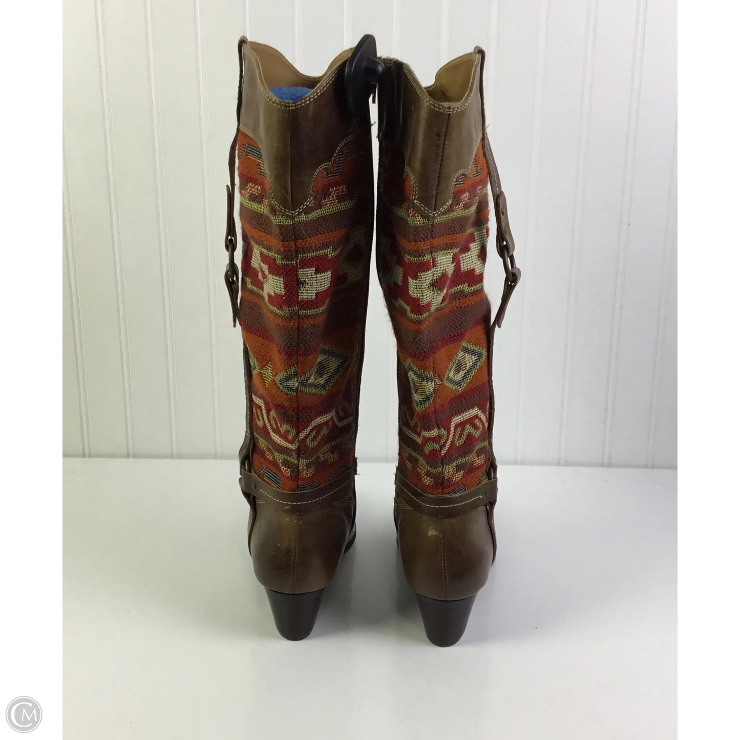 Boots Mid-calf Heels By Sofft In Brown, Size: 11