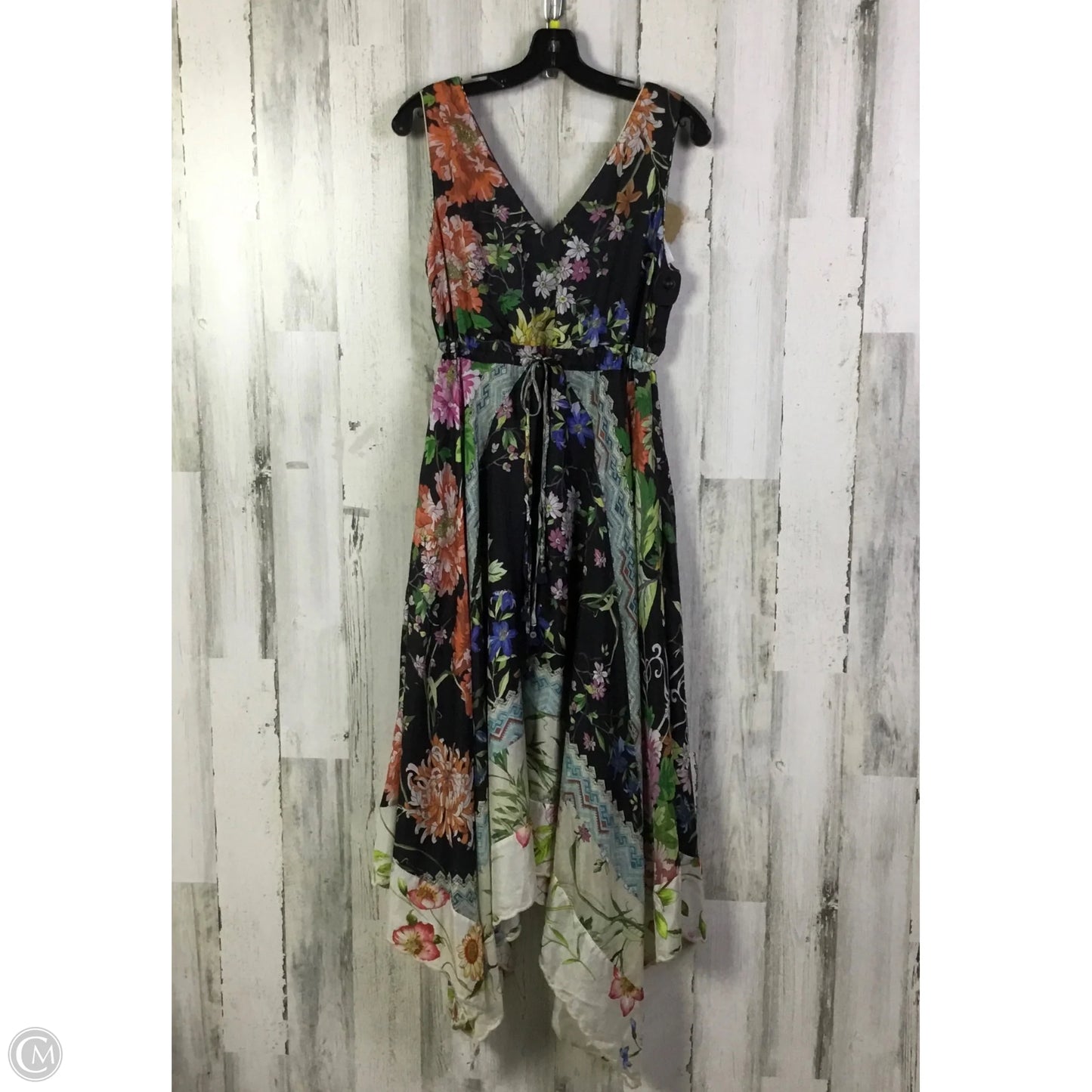 Dress Casual Midi By Johnny Was In Multi-colored, Size: S