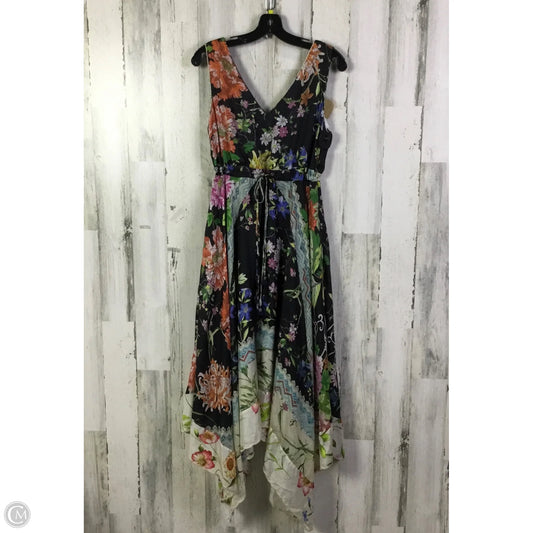 Dress Casual Midi By Johnny Was In Multi-colored, Size: S