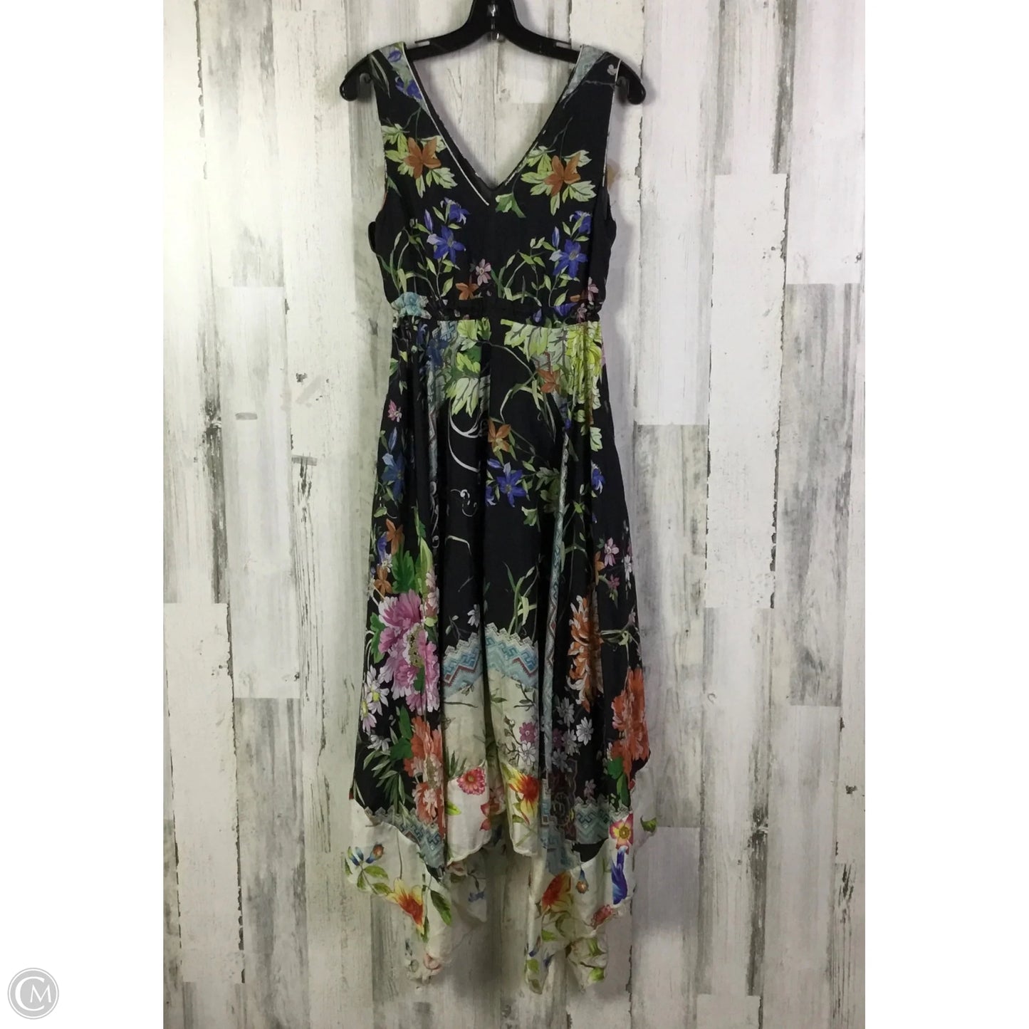 Dress Casual Midi By Johnny Was In Multi-colored, Size: S