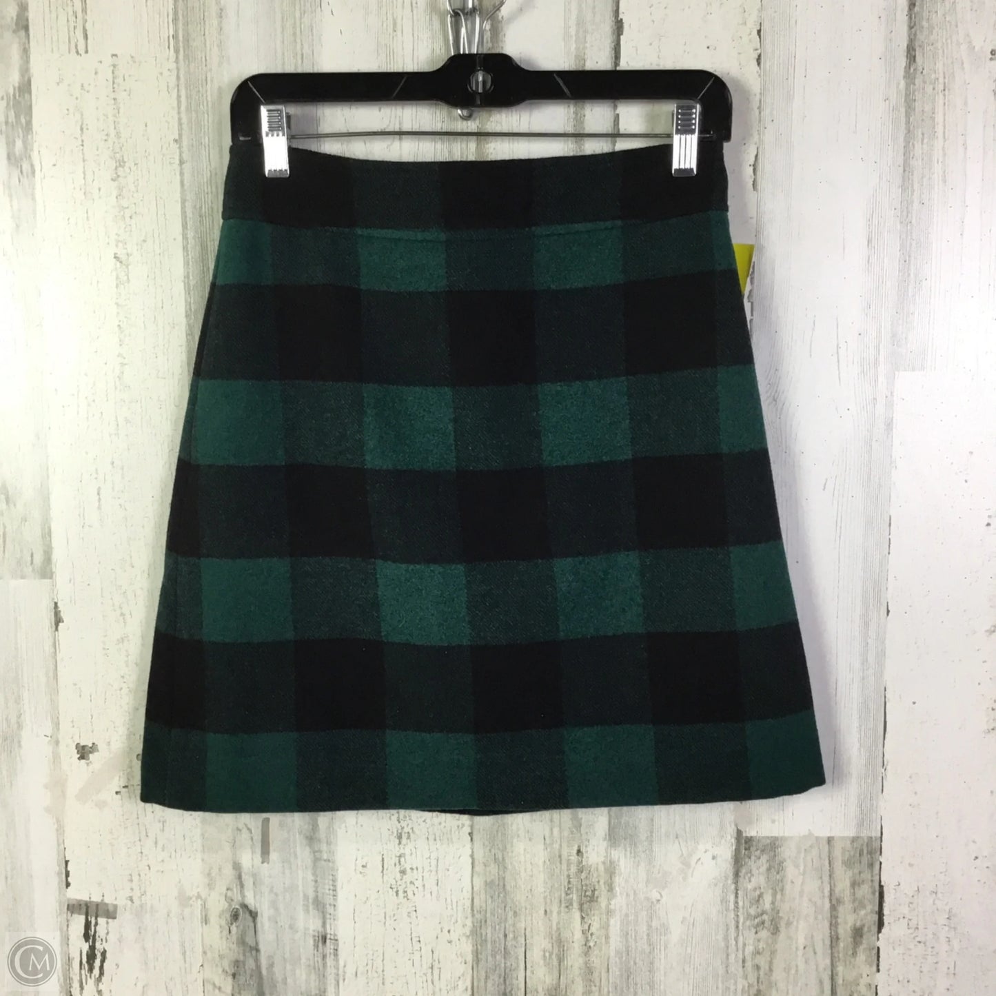 Skirt Mini & Short By J. Crew In Black & Green, Size: 2