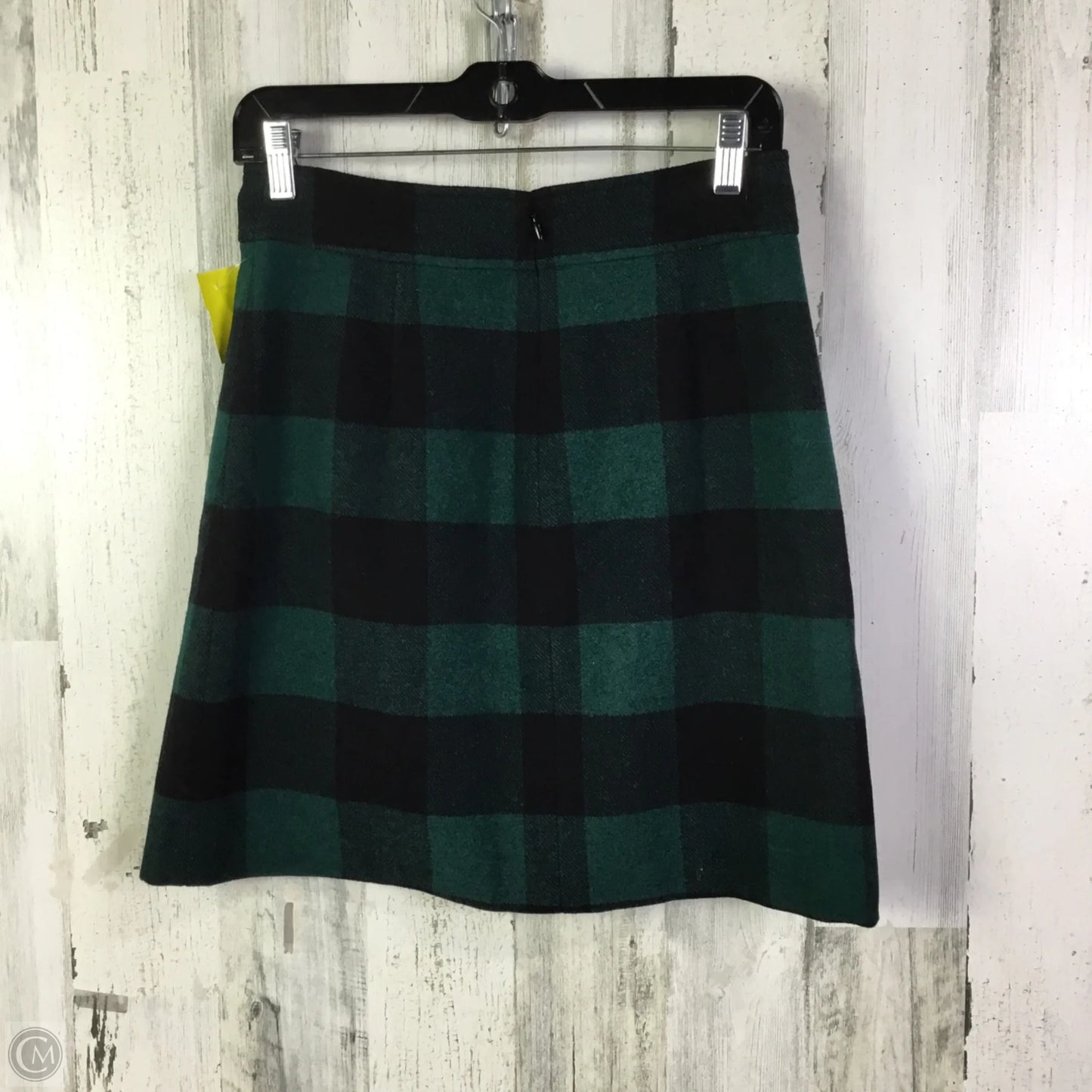Skirt Mini & Short By J. Crew In Black & Green, Size: 2