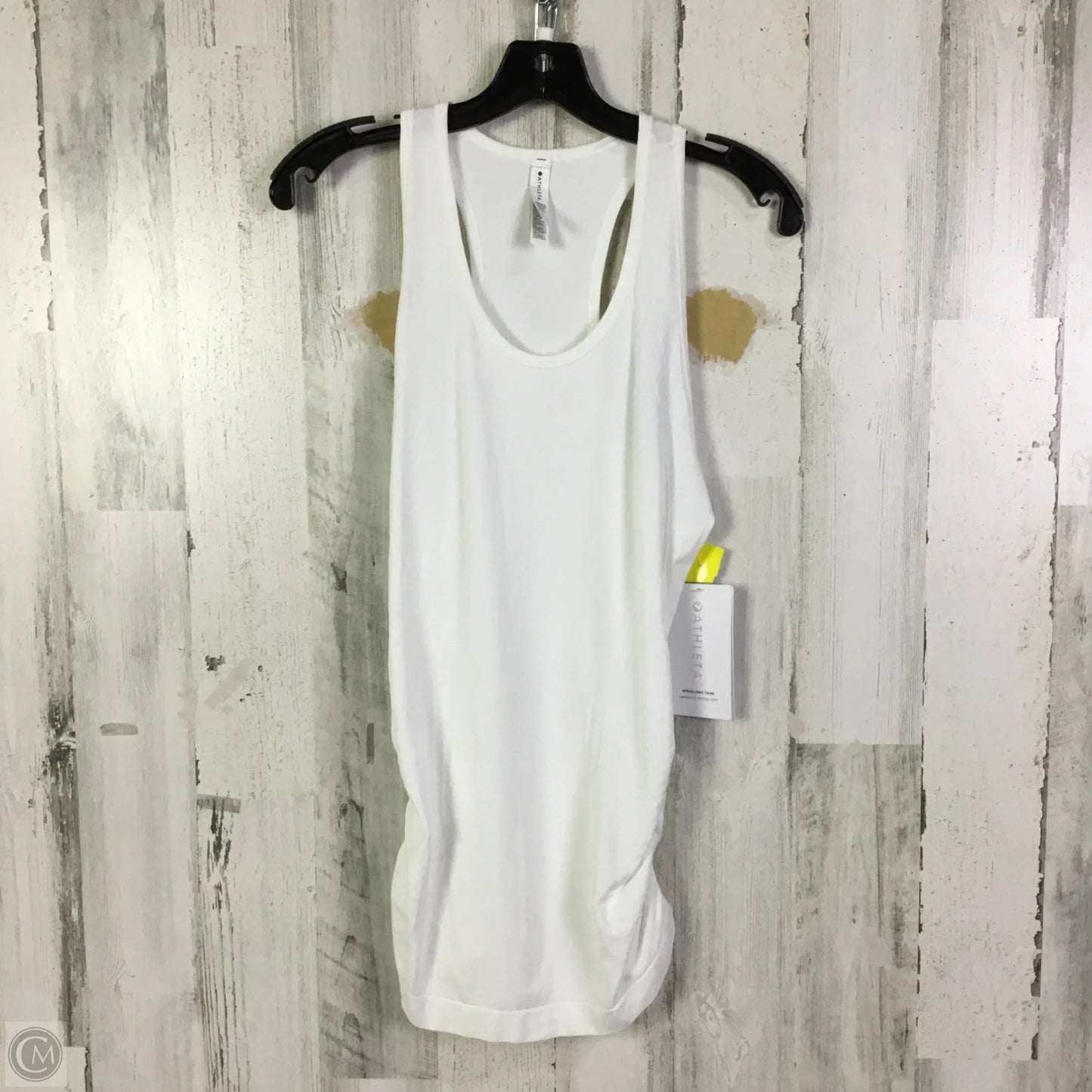 Athletic Tank Top By Athleta In White, Size: M