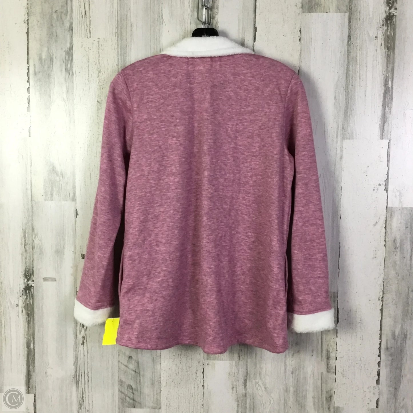 Jacket Fleece By Cuddl Duds In Pink, Size: S