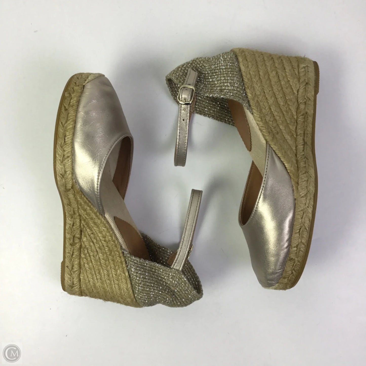 Shoes Heels Wedge By Cmb In Tan, Size: 8.5