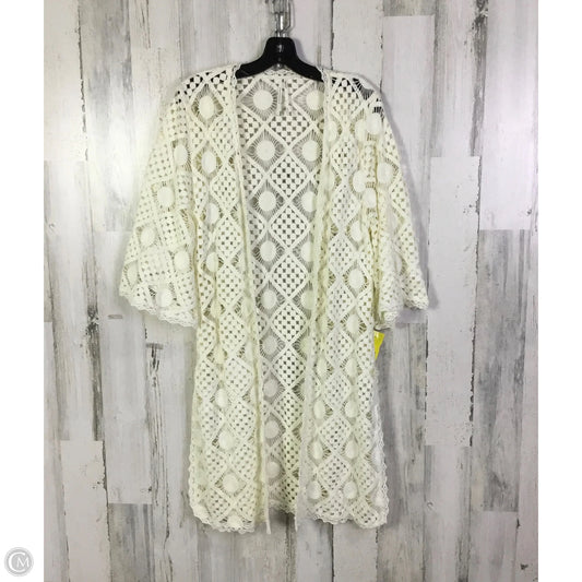 Cardigan By Anthropologie In Cream, Size: S