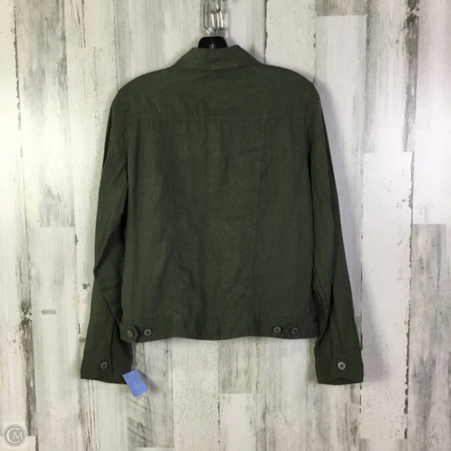 Jacket Shirt By Jones And Co In Green, Size: M