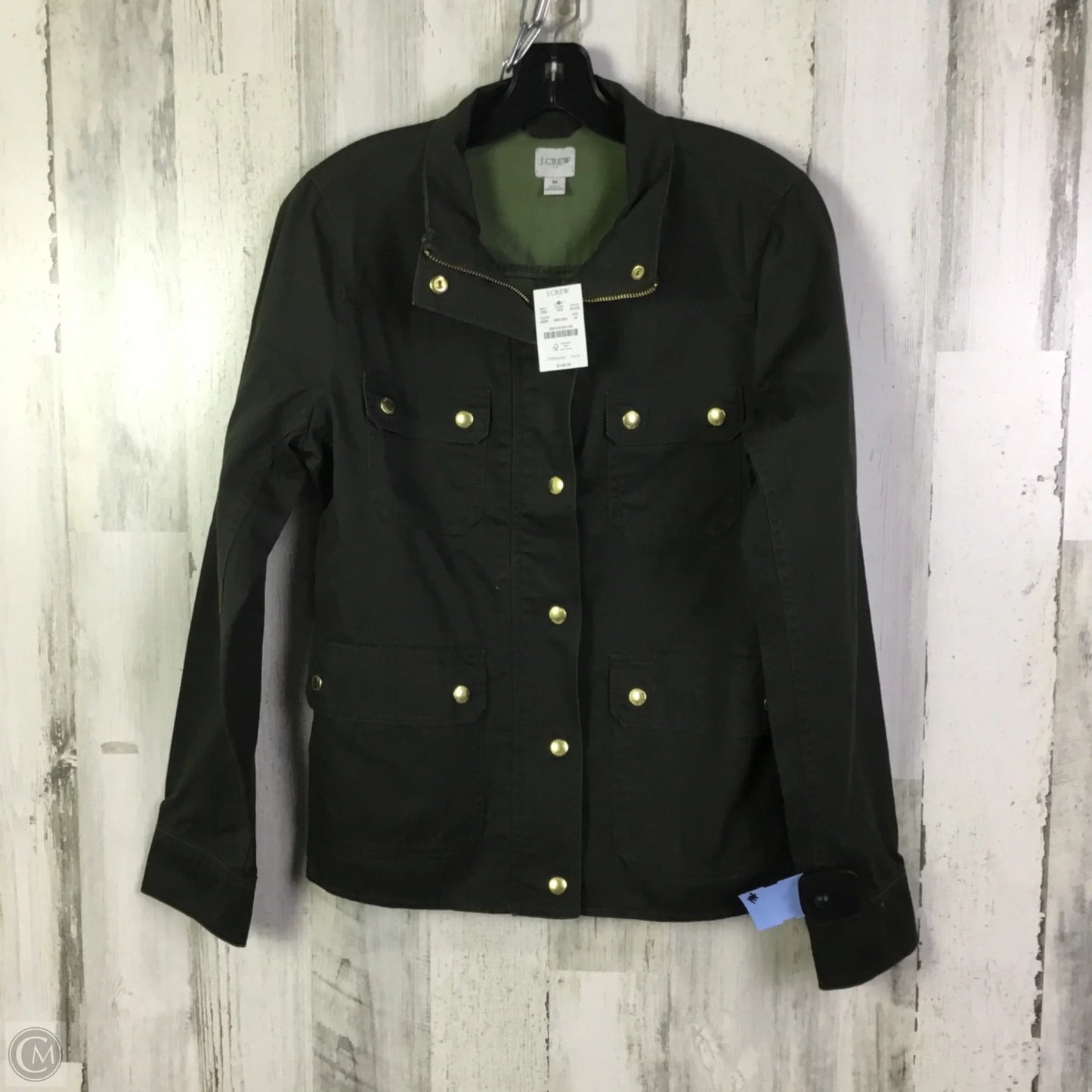 Jacket Utility By J. Crew In Green, Size: M