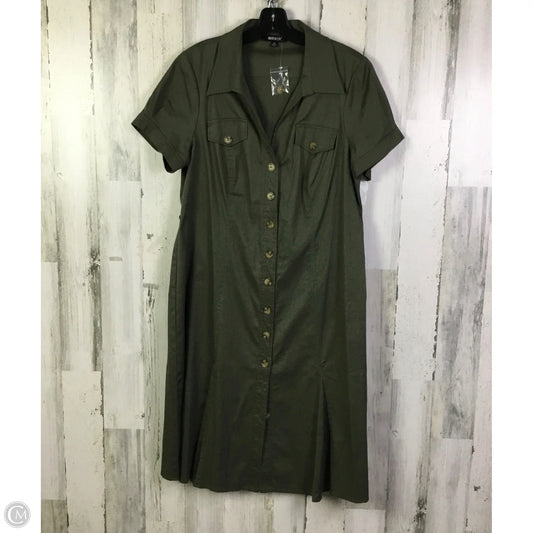Dress Casual Midi By Clothes Mentor In Green, Size: Xl