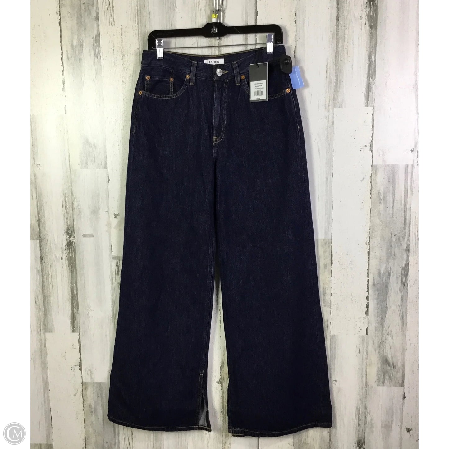 Jeans Wide Leg By Clothes Mentor In Blue Denim, Size: 0