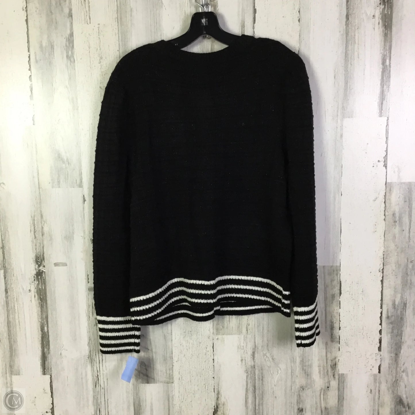 Sweater Cardigan By Nine West In Black, Size: L